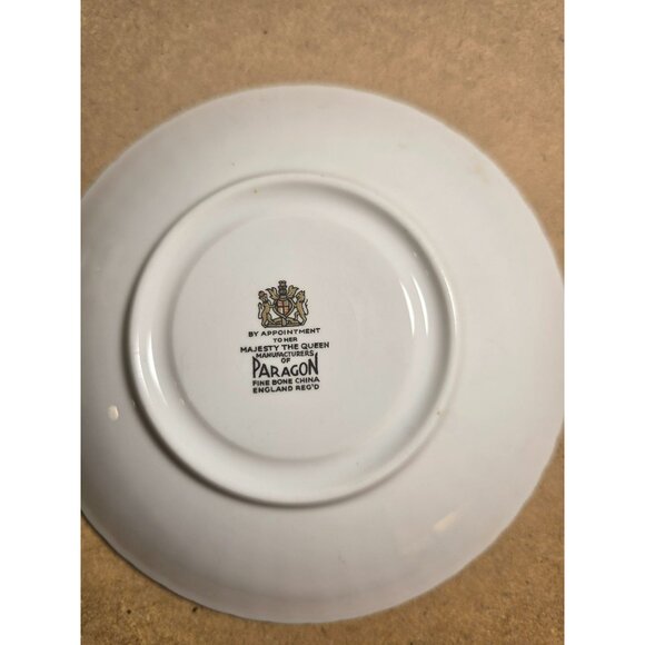 Vintage Royal Kent Made in Staffordshire England Bone China Plate Yellow Floral - Picture 2 of 8